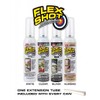 Flex Shot Rubber Adhesive Sealant Caulk, 8-oz, Black (2 Pack)