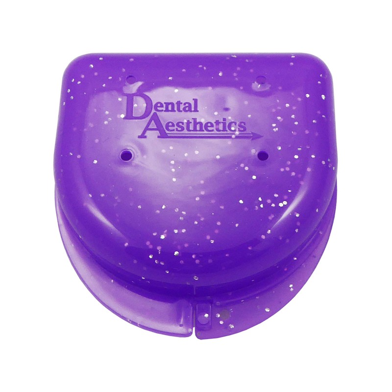 Glitter Gum Shield Case - Mouthguard Box for Ortho Retainers,