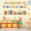 JarThenaAMCS Boho Reading Will Take You Everywhere Wall Stickers Inspirational