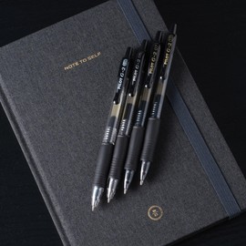Pilot G2 Premium Gel Pens, Black Pens, Bold Point 1 mm, 12 Black