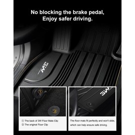 3W Floor Mats For 2022-2025 Hyundai Tucson (Not Fit Hybrid) Car Liner For Tucson