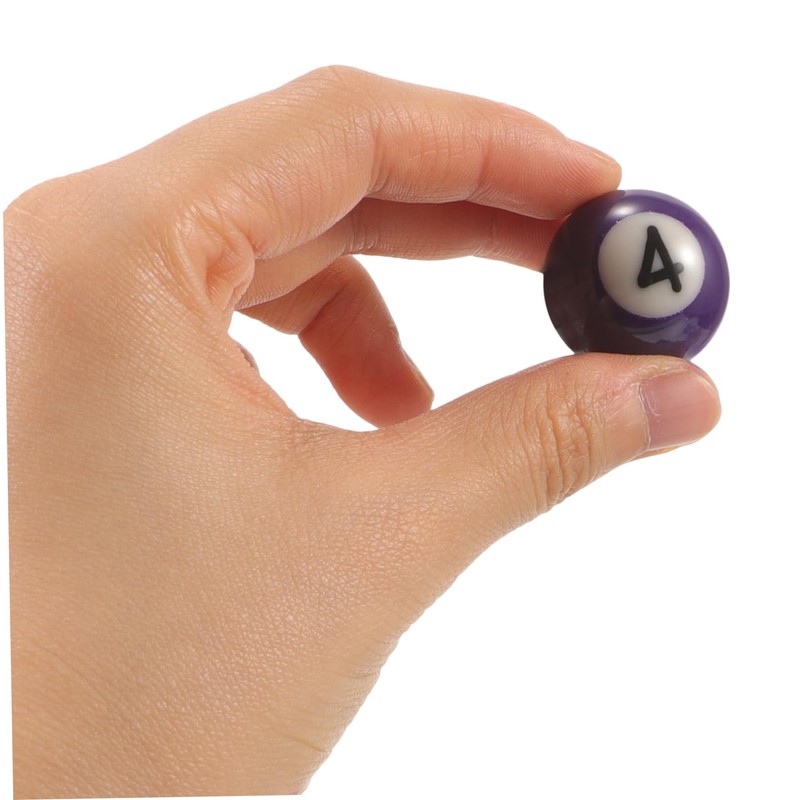 Totority 1Set Mini Billiard Ball for Wear Resistant Pool Balls