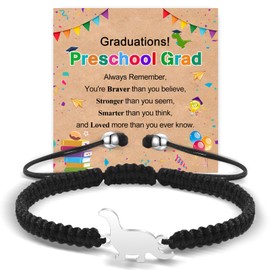 CheersLife Preschool Graduation Gifts For Him Class Of 2024 Gifts for Boys Dinosaur Bracelet Boys Gifts for Son Grandson Nephew Graduation Gifts for Boys Pre-school Graduate Gifts from Mum Dad