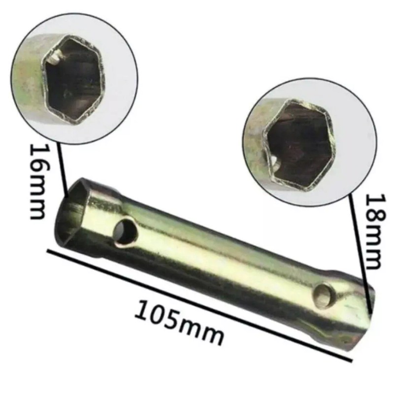 Motorcyco Motorcycle Hand Tool Kit Spark Plug Spanner Wrench Socket