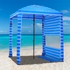 HOMEDEMO Beach Canopy UPF 50+, 6'×6', Easy Set up and
