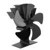 5 Blade Heat Powered Stove Fan Fireplace Fans Self Generating