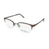 Eddie Bauer 32005 Mens Oval Half-Rim Eyeglasses/Glasses (50-20-145, Brown)