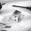 MorningRo 8 Pcs Square Post Bases 1" x 1" Stainless