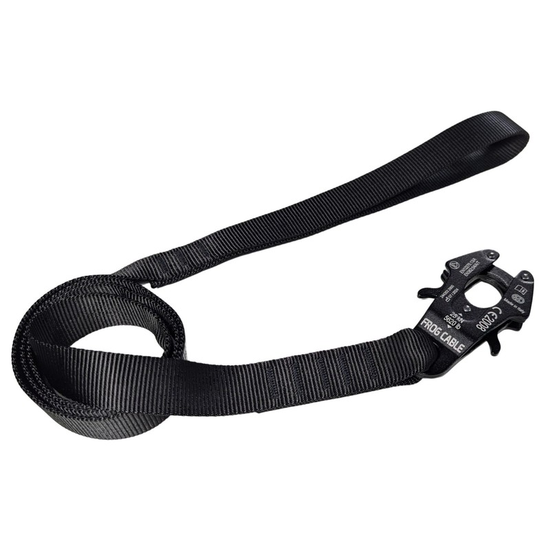 Heavy Duty Tactical Dog Leash with Frog Clip (Black, 4