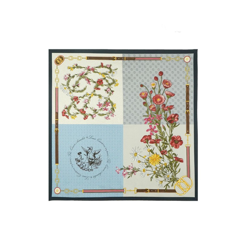 Louis Quatorze Scarf Cozy Silk Square Scarf