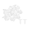 ACROPIX Universal 5mm Push Bumper Fastener Rivet Clips White -