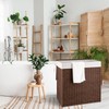OIAHOMY Laundry Hamper with Lid, 110L(29.1 Gal) Large Wicker Laundry