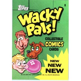 2024 WACKY PACKAGES ANS CHASE WACKY PALS COMICS CARD # 8  3 MOSQUITOES SCARCE