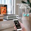 WOCKODER Vinyl Record Player with Speakers Turntable Belt-Driven Turn Table