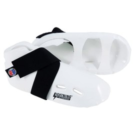 Pro Force Lightning Kicks Sparring Shoes/Footgear - White - Size 5-6 | Child Large