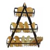 Canasta Frutero Cesta 3 Niveles Frutas Verduras Hogar Color Negro