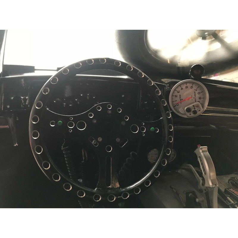 Unbranded 13.5" Super Lightweight 12 Gauge Racing Aluminum Steering Wheel