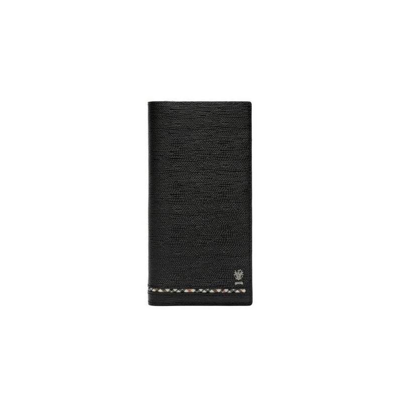 Daks (신세계강남점)DBWA3E621 ALEXANDER블랙 라인 체크 로고 장지갑 (DBW A3E621) ALEXANDER