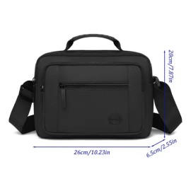 Bolso Bandolera Impermeable con Múltiples Bolsillos – Compacto, Versátil y Seguro | Viajes, Trabajo y Estilo Urbano