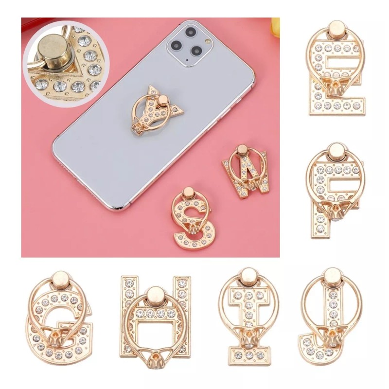 Veraly Soporte Anillo Sujetador Celular Holder Diseños Letras