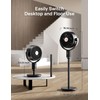 PELONIS Smart Pedestal Fan for Bedroom, Standing Fan, Dual Layed