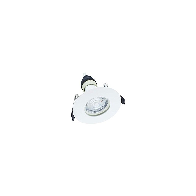 Integral EvoFire Fire Rated Downlight GU10 Matt White (4 Pack)