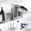 Bathroom Sink Faucet for 3 Hole, Hurran 4 Inch Bathroom