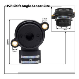 1PZ T40-SA1 Shift Angle Sensor Replacement for Honda Foreman Rubicon 500 TRX500FA TRX500FGA TRX500FPA Rancher 400 TRX400FA TRX400FGA 06380-HN2-305
