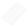 PATIKIL 30-Hole Loose Leaf Binder Ring, 10 Pcs Plastic Comb