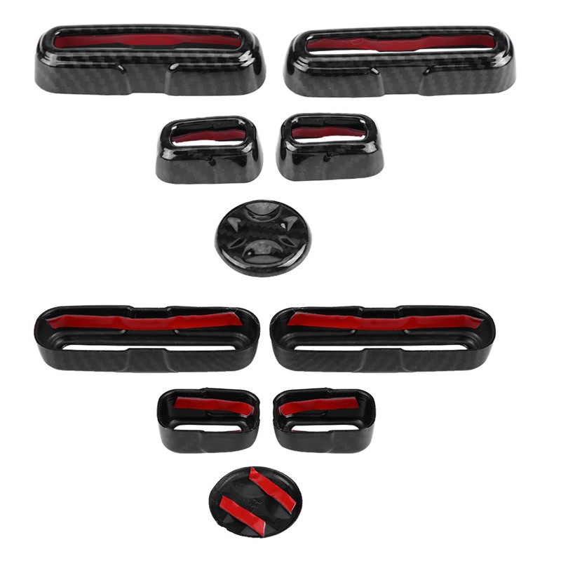 5 pcs Carbon Fiber Style Car Electric Seat Control Switch