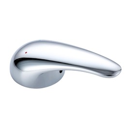 RXXR Single Faucet Handle Compatible with 40mm Tap Cartridge (Cartridge Stem 10 * 10mm) Faucet Replacement Handles Lever for Kitchen Basin Bathroom, Polished Chrome Finish