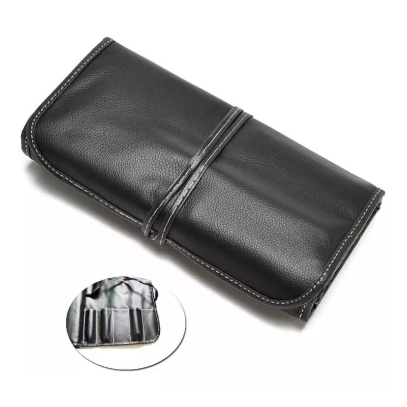 CL Brochas De Maquillajeprofesionales Kit De 24 Con Estuche