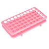 BIGLEE Plastic Test Tube Holder Rack with Silicone Pad for