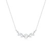 POSUR Gold CZ Necklaces for Women (CZ A, White Gold)