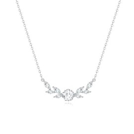POSUR Gold CZ Necklaces for Women (CZ A, White Gold)