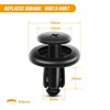 GOOACC 100PCS 7mm 8mm 10mm Compatible with Subaru Push Type
