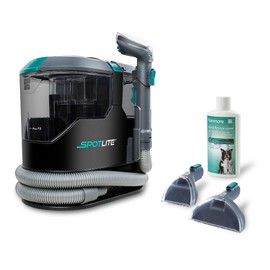 Kenmore KW2001.01 Upgrade SpotLite Portable Carpet Spot Cleaner & Pet Stain Remover, 17Kpa Powerful Suction with Versatile Tools for Upholstery, Couches, Car and Auto Detailer, Black