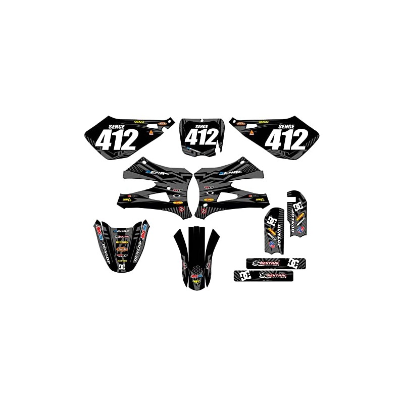 10-20 KING/FWE CX 50 MAYHEM Black Senge Graphics Complete Kit