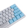 Wired RGB Keyboard Sensitive Operation Quick Response 62 Key White