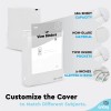 Enday 3 Ring Binder 1.5 Inch White, 1 ½ inch