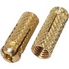 (Pack of 25) Brass Drop in Anchors 5/16" x 1-1/8"