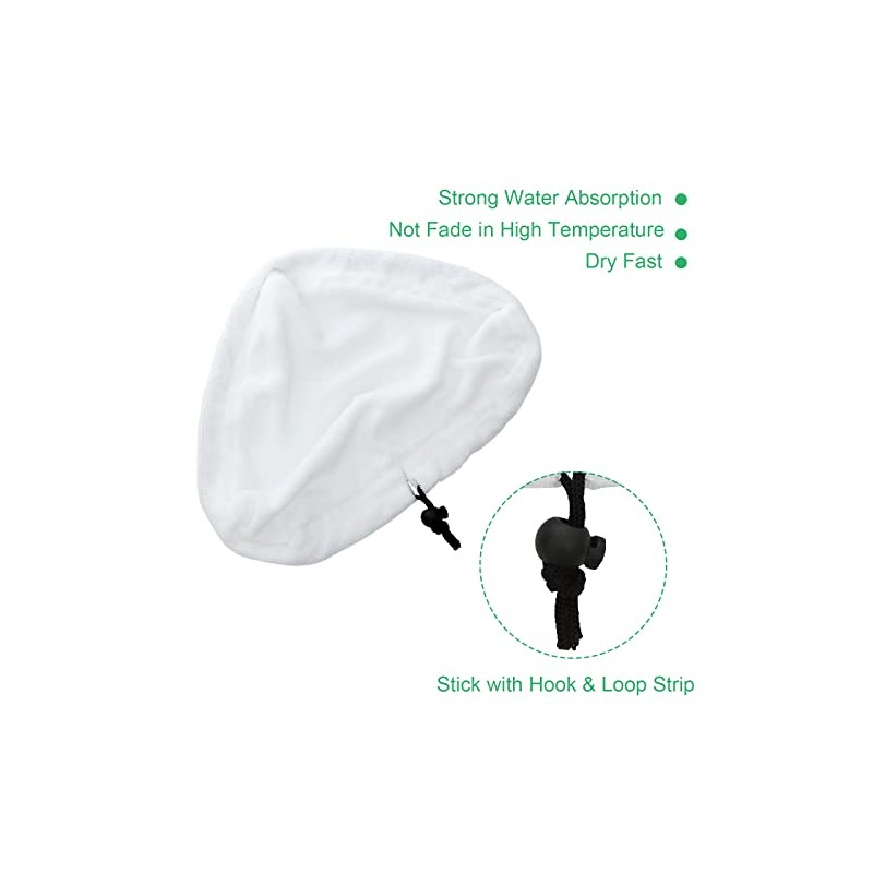 12 PCS Microfiber Steam Mop Pads - Reusable & Washable