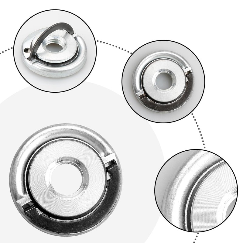 Tabanzhe 2pcs M14 Thread Self-Locking Locking Plate Quick Clamping Release