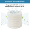 Humidifier Filter for Canopy Humidifier Bedside, Long-Last Wood Pulp Canopy