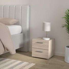 Tvilum 2 Drawer Nightstand, Truffle