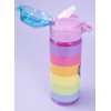 Fringoo - 600ml Kids Water Bottle with Straw & Fliptop