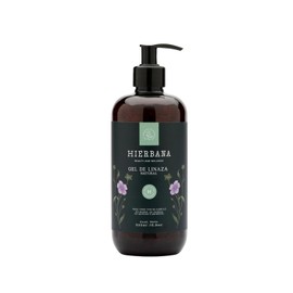 Hierbana Gel de Linaza Natural. La fijación que tu cabello necesita, potenciada por el omega 3 que te proporciona la Linaza. Ideal para todo tipo de Cabello (500 ml)