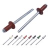 Pack of 100 Painted Blind Rivets 4.0 x 10 mm,