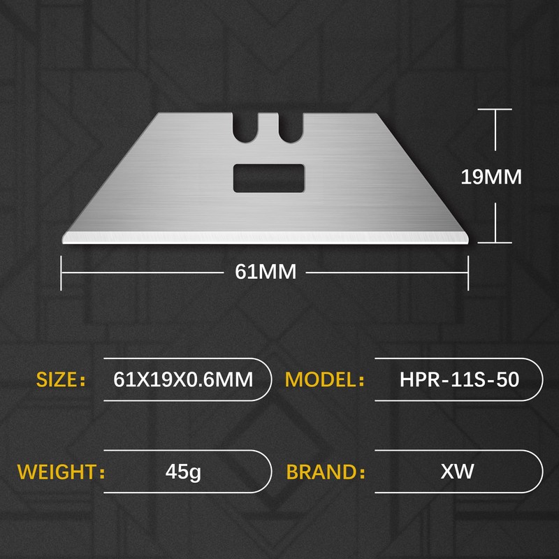 XW SK5 Replacement Blades for Scraper Utility Knife, Universal Utility