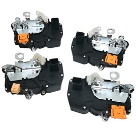 4PCS Door Latch Lock Actuator Set Replaces for Chevy Impala 2006-2011, Fit Front Rear Left Right Assembly